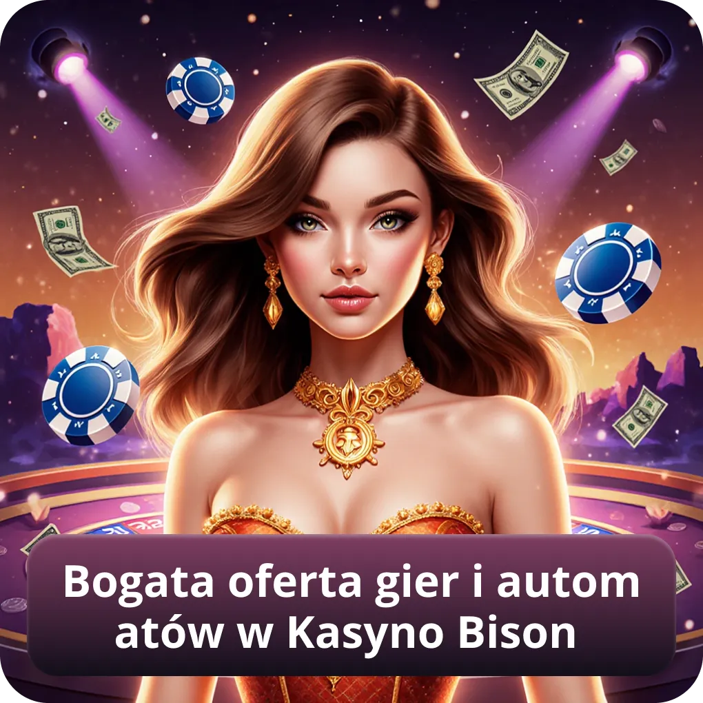 Bogata oferta gier i automatów w Kasyno Bison