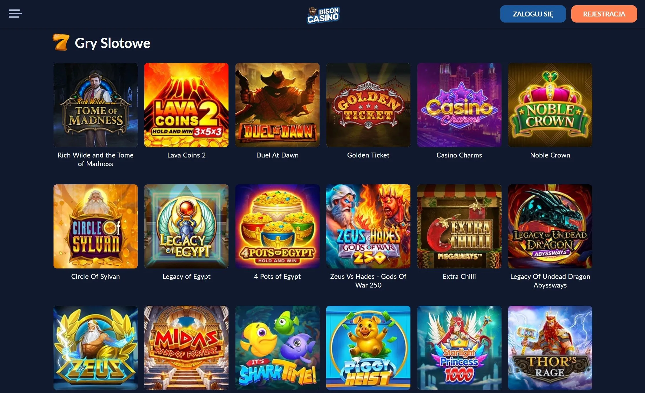 Play Bison Casino: najlepsze sloty i maszyny od topowych dostawców 